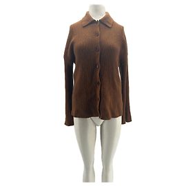 Reformation Cardigan aus braunem Kaschmir Braun