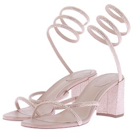 Sandali con strass Rene Caovilla Rosa Rosa
