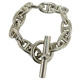 Hermès Hermes Chaine d'Ancre TGM Bracciale Charm Argento