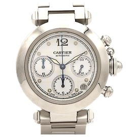 Reloj Cartier Pasha C Chronograph W31039M7 de acero inoxidable automático Otro