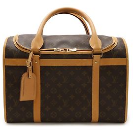Transportadora de Cães Louis Vuitton Monogram Marrom 40 Marrom