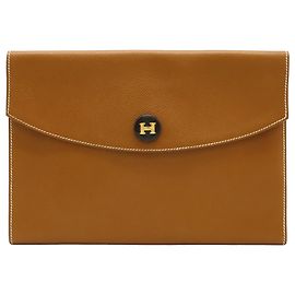 Hermès Pochette Rio Courchevel Marron Marron