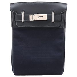 Hermès Blue Bivouac and Swift Kelly Hac a Dos PM Blue Other