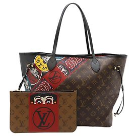 Louis Vuitton Brown Monogram Kabuki Neverfull MM Marrom