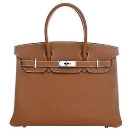 Hermès Marron Togo Birkin Retourne 30 Marron