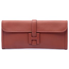Hermès Red Epsom Jige Elan 35 Rouge Autre