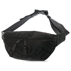 Burberry Black TB Monogram Nylon Sonny Belt Bag Black