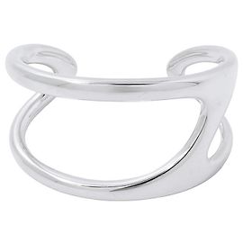 Hermès Hermes Chaine d'Ancre Punk Bangle Silvery