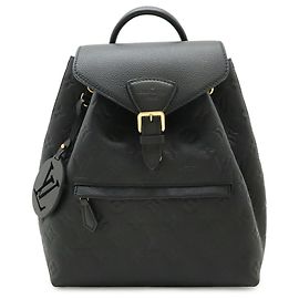 Louis Vuitton Monogram Empreinte Montsouris PM Backpack Black