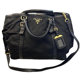 Sac Prada en nylon noir Noir