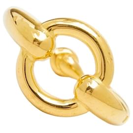 Hermès Anello per foulard Mo placcato oro Hermes D'oro