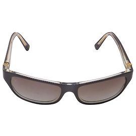 Gafas de sol Louis Vuitton Z0022W de montura rectangular en acetato marrón Otro Impresión de pitón
