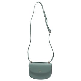 Apc Mini bolsa transversal Geneve em couro verde A.P.C. Verde