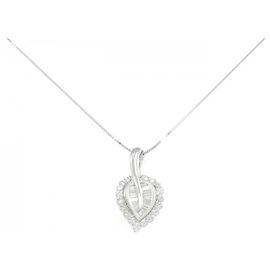Autre Marque Au750 Diamant Halskette Silber