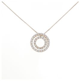 Autre Marque Collier en diamant Au750 Rose