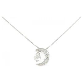Autre Marque Au750 Diamant-Halskette Silber