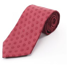 Corbata de seda Gucci GUCCI con estampado over print para hombre, burdeos Burdeos