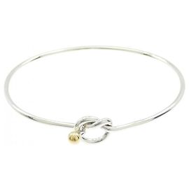 Brazalete Tiffany & Co. 925 750YG Plata Dorado