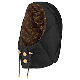 LOUIS VUITTON Capuche PILLOW HOODIE NEUVE TAILLE UNIQUE REVERSIBLE Marron Noir