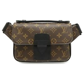 Sac bandoulière Louis Vuitton Monogram S-Lock Noir