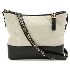 Sac Gabrielle de Chanel Large Hobo Chain Chanel Noir Blanc