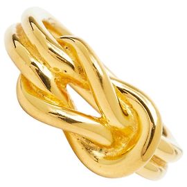 Hermès Hermes Atame Schalring in Goldplattierung Golden