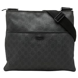 Borsa a tracolla Gucci GG Supreme Marrone Nero