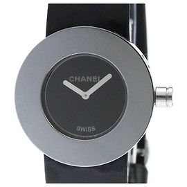 Relógio Chanel La Ronde em aço inoxidável e couro a quartzo Outro