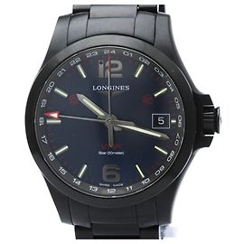 Orologio automatico da uomo Longines Conquest V.H.P GMT in acciaio Altro