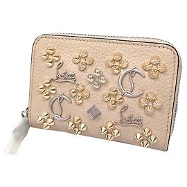 Monedero Panettone Christian Louboutin Beige