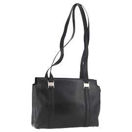 Salvatore Ferragamo Cuir Vintage Noir