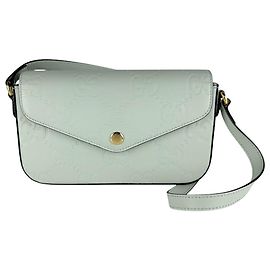 Bolsa de ombro Gucci Super Mini em couro Verde claro