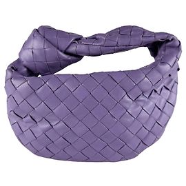 Bolsa de mão Mini Jodie de couro Bottega Veneta Roxo