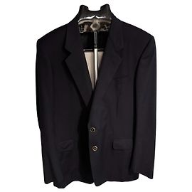 Yves Saint Laurent Diffusion Hommes Navy Wool Blazer Dark blue