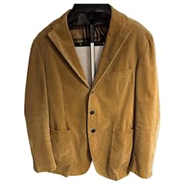 Blazer en velours côtelé Burberry Camel