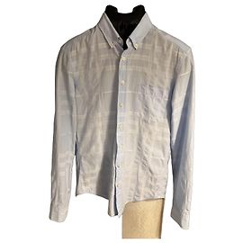 Burberry Brit Camicia in cotone azzurro chiaro Blu chiaro