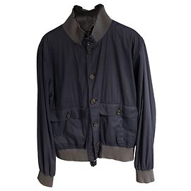 Giacca Bomber Brunello Cucinelli Uomo - Blu Navy Blu navy