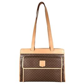 Céline CELINE Macadam M 16 1 Tote Bag Marrom