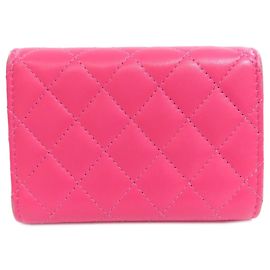 Chanel Boy Chanel Tri-fold Wallet Pink