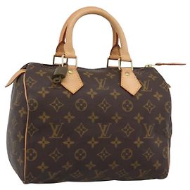LOUIS VUITTON Sac à main Monogram Speedy 25 M41528 LV Auth 189085V Monogramme
