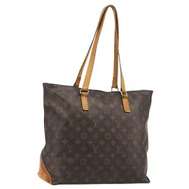 LOUIS VUITTON Monogram Cabas Mezzo Tote Bag M51151 LV Auth 188227 Monogramma