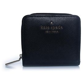 Kate Spade, cartera zip around negra Negro