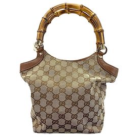 Borsa Gucci Bamboo marrone Marrone