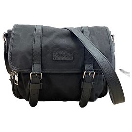 Borsa a tracolla nera Gucci Nero