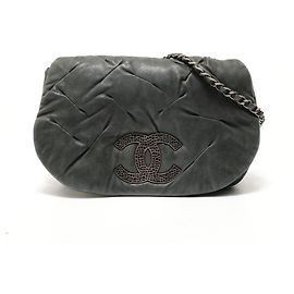 Chanel Coco Mark Black Shoulder Bag Black