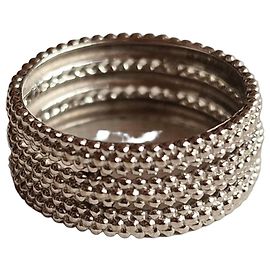 Mauboussin Anillo Le Premier Jour en oro blanco 750/000 3 bandas Plata
