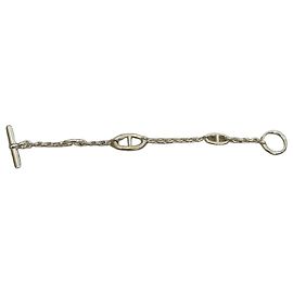 Hermès Pulseira Chaine d'Ancre em prata Prata