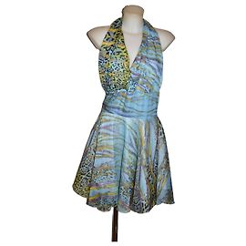 Pinko Robe courte imprimé animalier Multicolore Imprimé léopard
