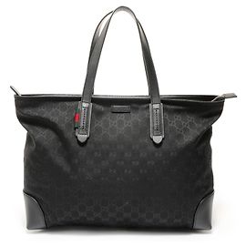 Sac cabas Gucci GG Canvas Noir