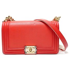 Borsa a tracolla Chanel Boy Rossa Rosso